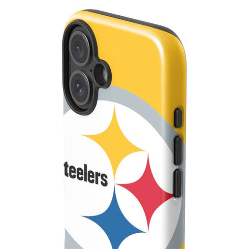 NFL Pittsburgh Steelers Large Logo iPhone 16 Plus Impact Case